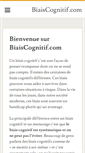 Mobile Screenshot of biaiscognitif.com
